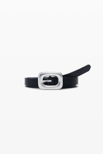 BLACK LEATHER BELT | Desigual