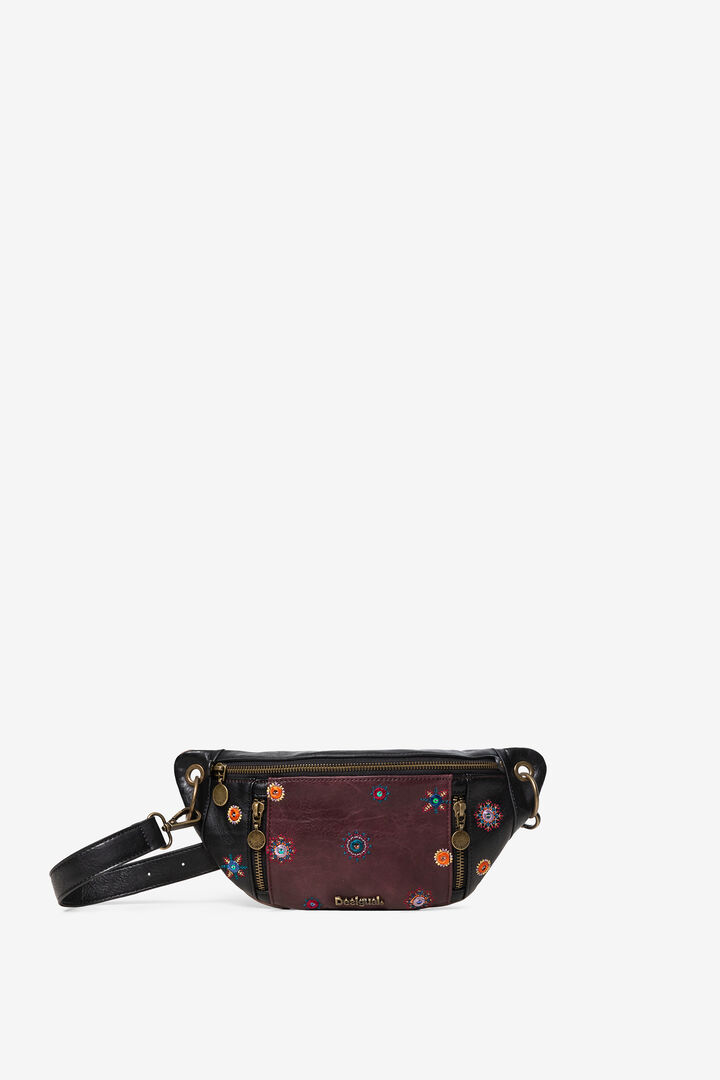 Bicolour synthetic leather bum bag | Desigual