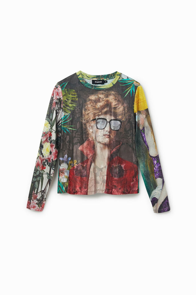 T-shirt arty patchwork