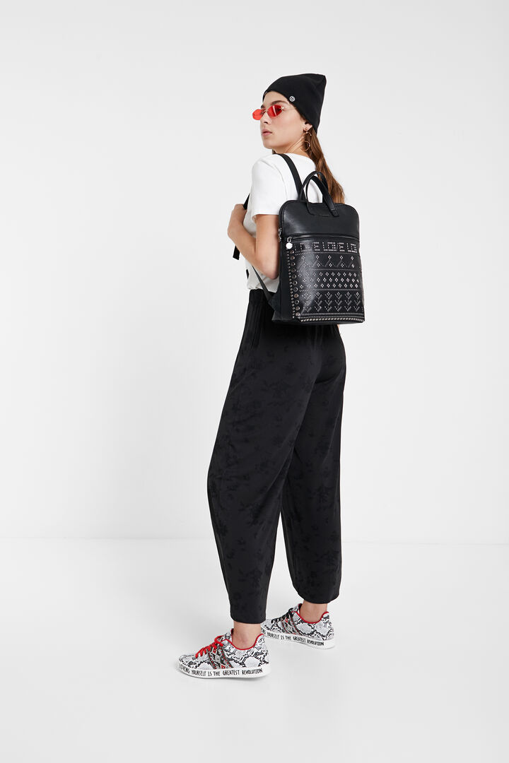 Backpack with metal rivets | Desigual