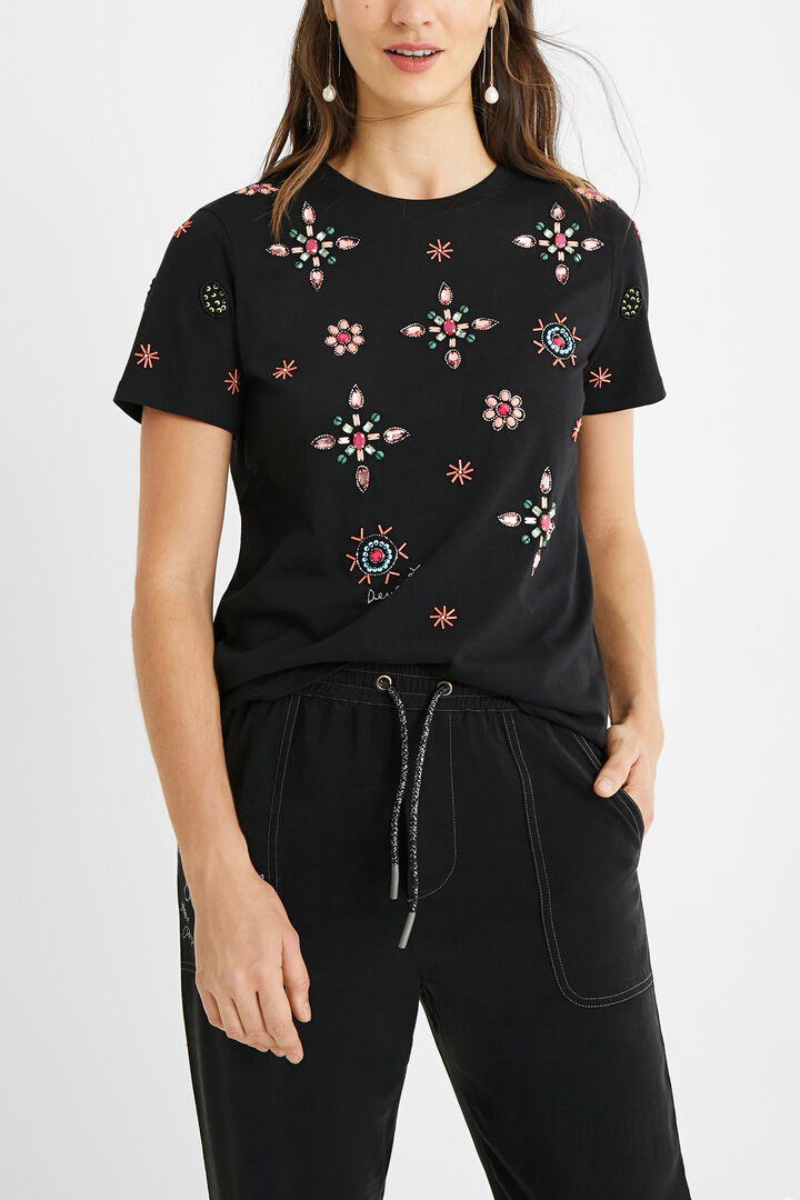 T-shirt bijoux 100% coton | Desigual