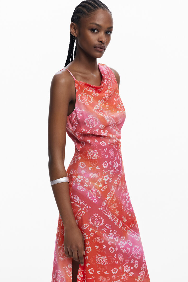 Vestido bandana multicolor | Desigual