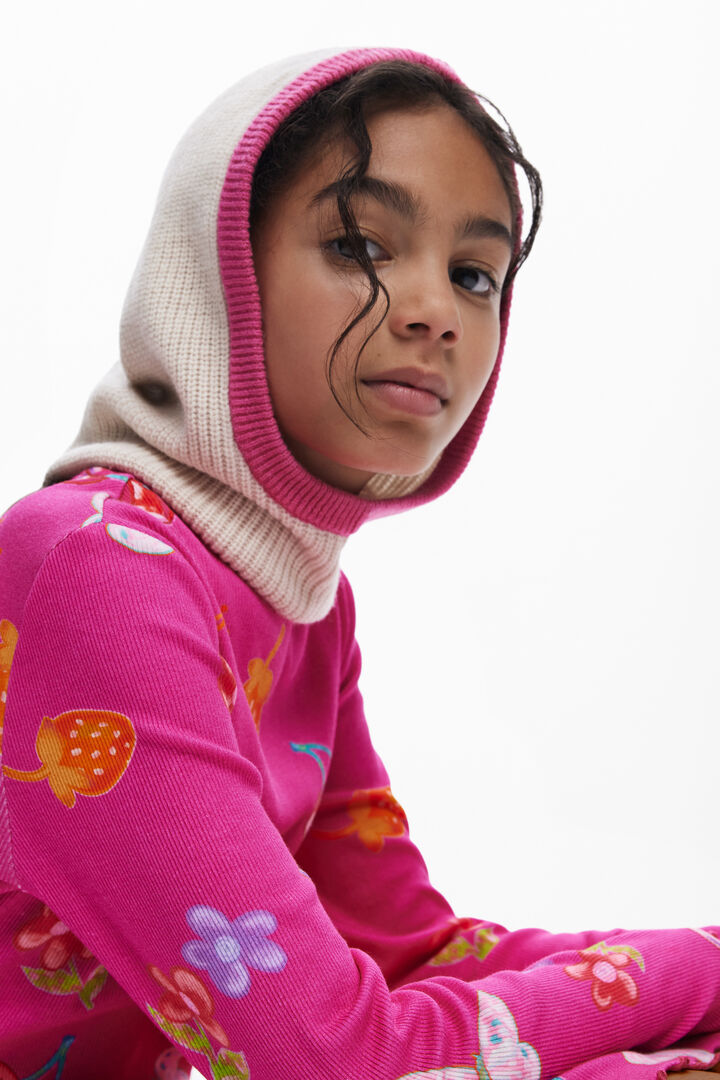 Vestido skater canalé formas | Desigual