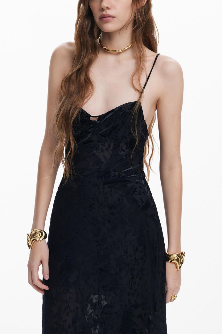 Vestit midi llencer | Desigual