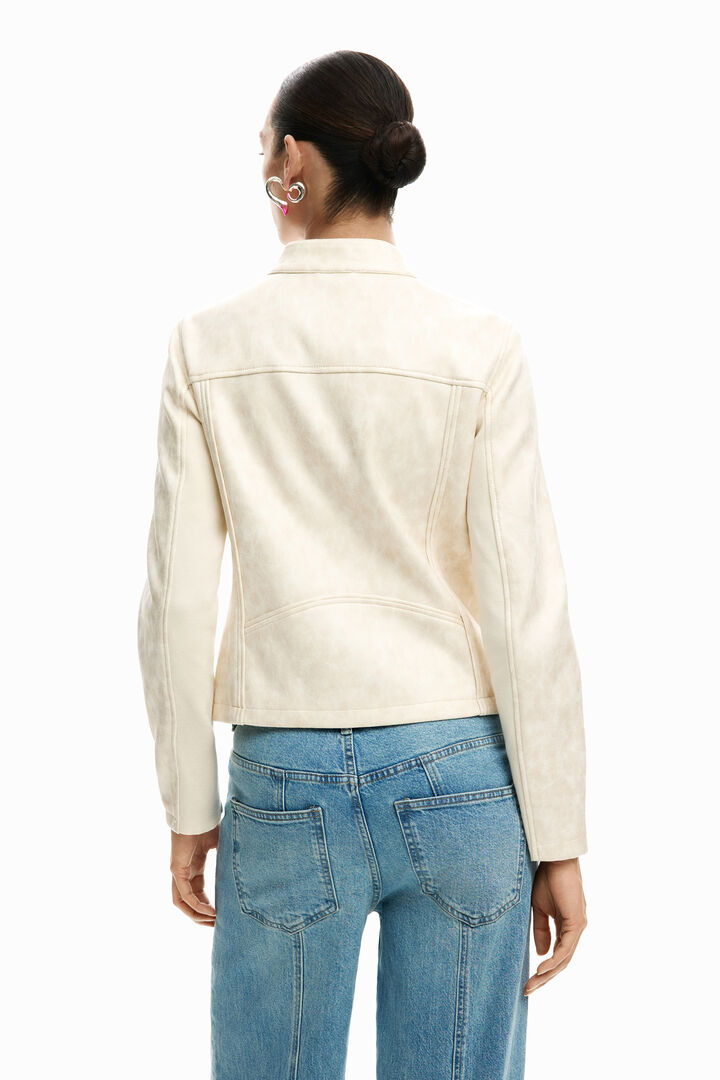 Faux leather jacket | Desigual