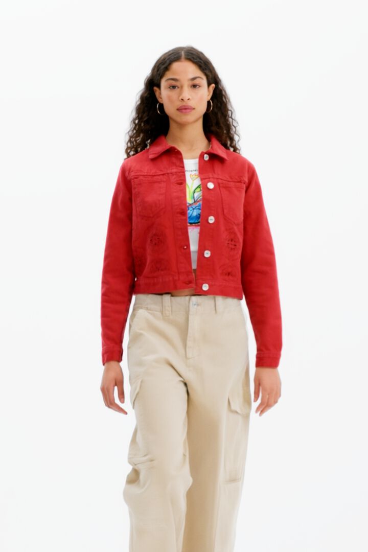 Chaqueta vaquera troquelada | Desigual