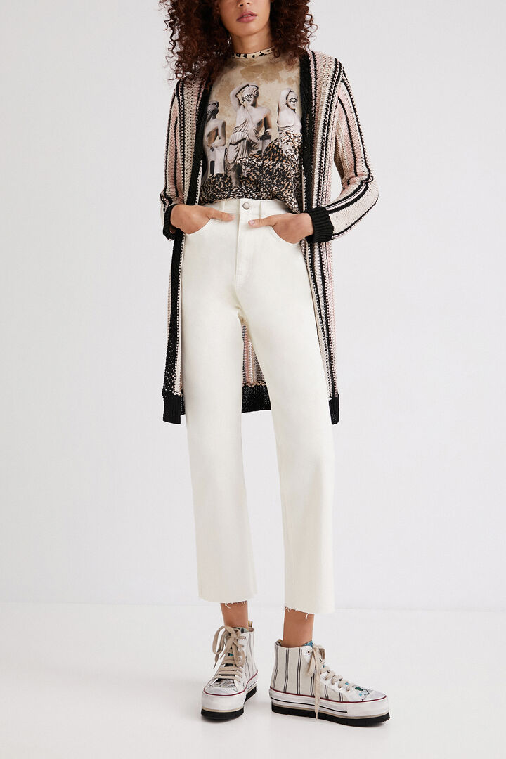 Long striped cardigan | Desigual