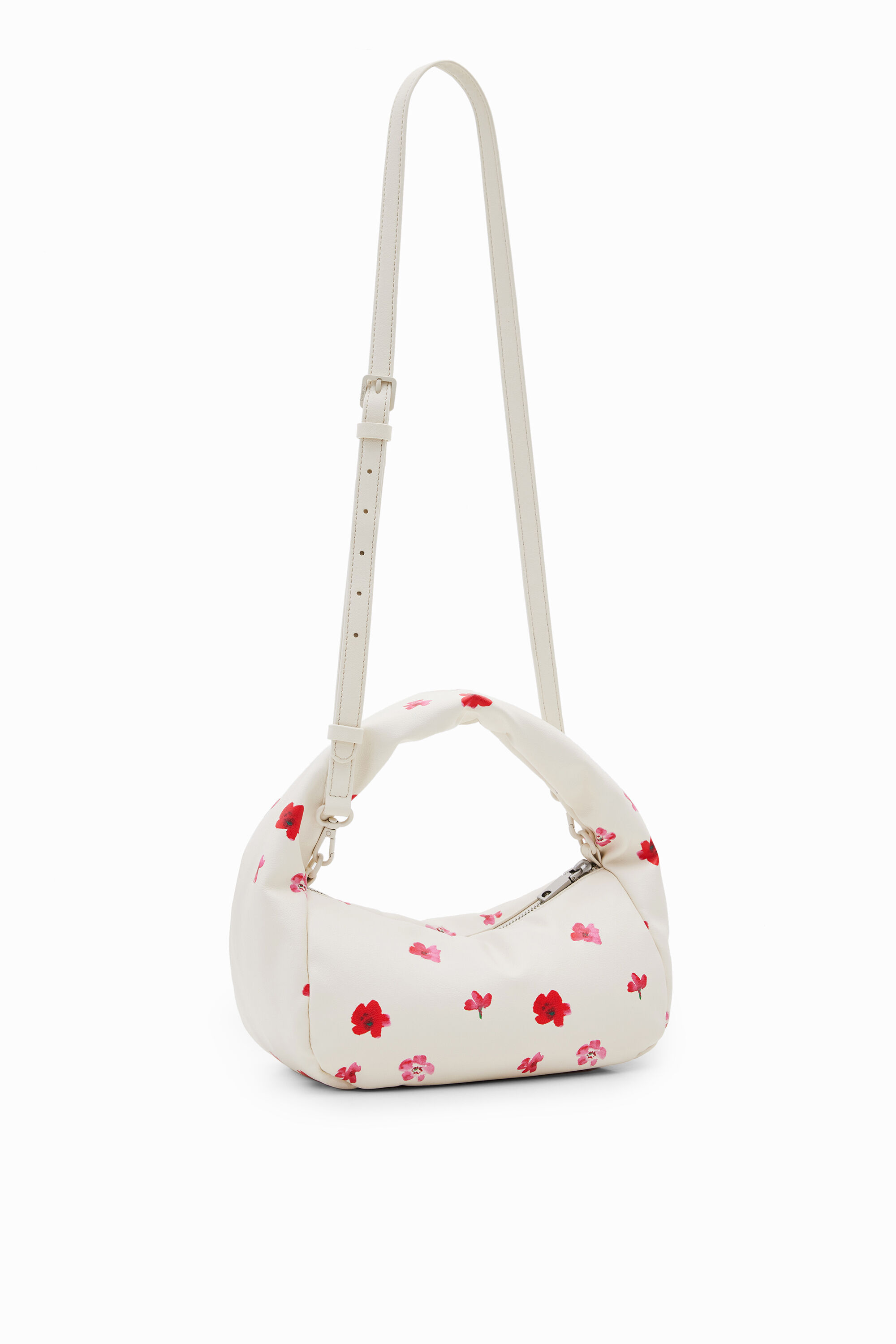 Bolso S acolchado flores de mujer I Desigual