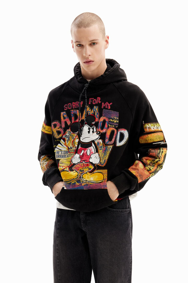Sweat-shirt Mickey Mouse patchwork