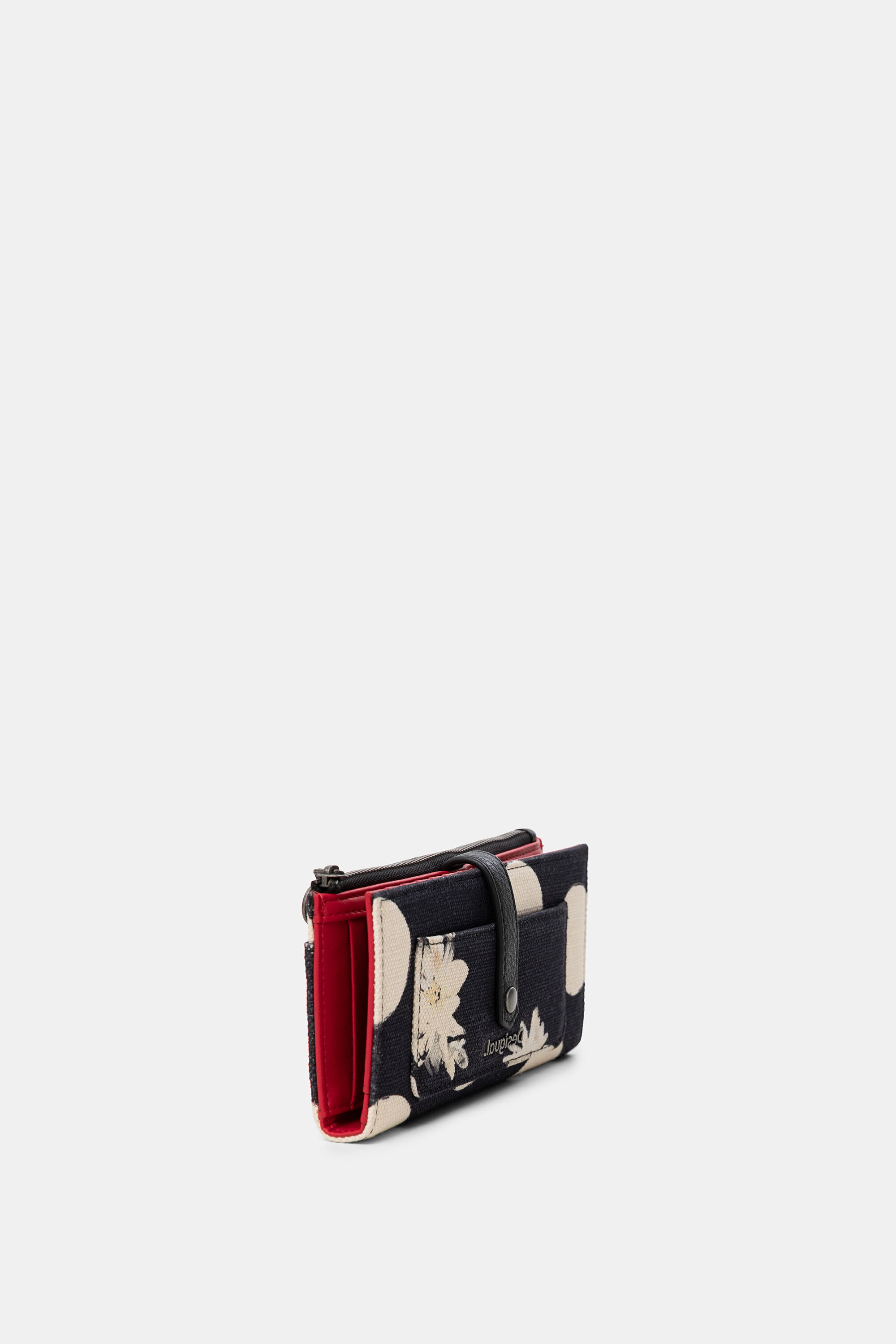 Billetero rectangular lino Desigual
