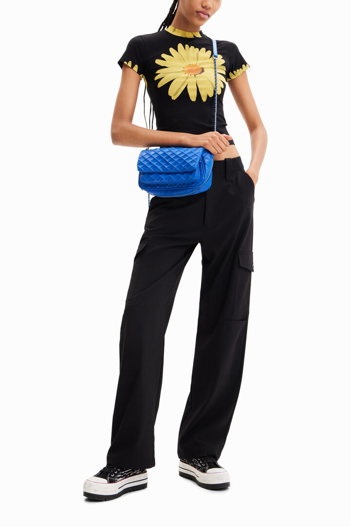 Midsize embossed crossbody bag | Desigual