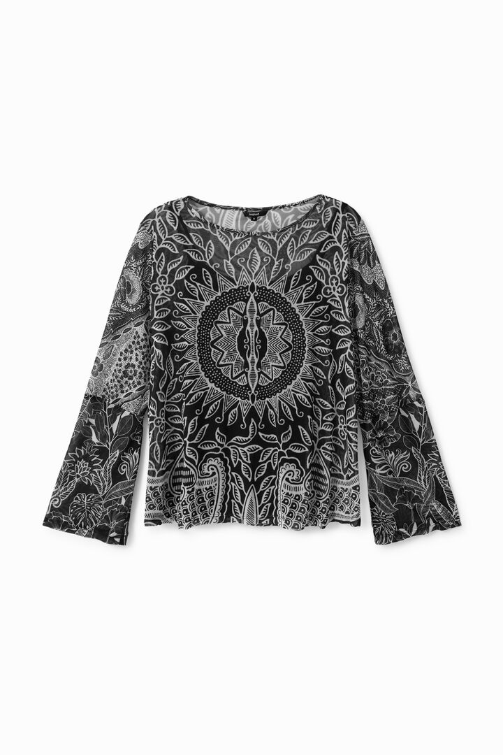 Flounced mandalas T-shirt | Desigual