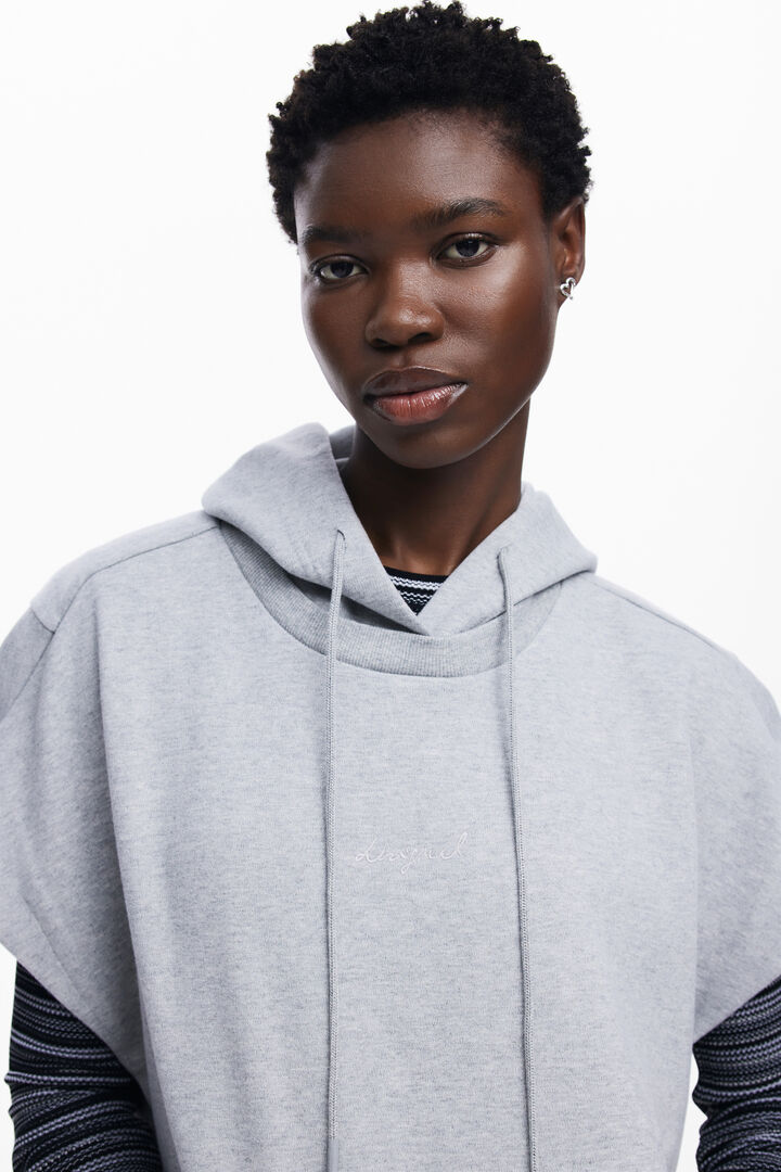 Plain poncho sweatshirt | Desigual