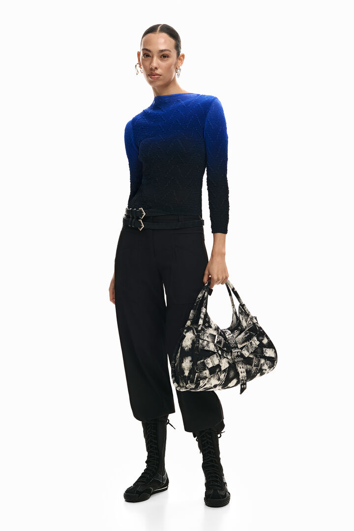 Bluse mit Farbverlaufstruktur | Desigual