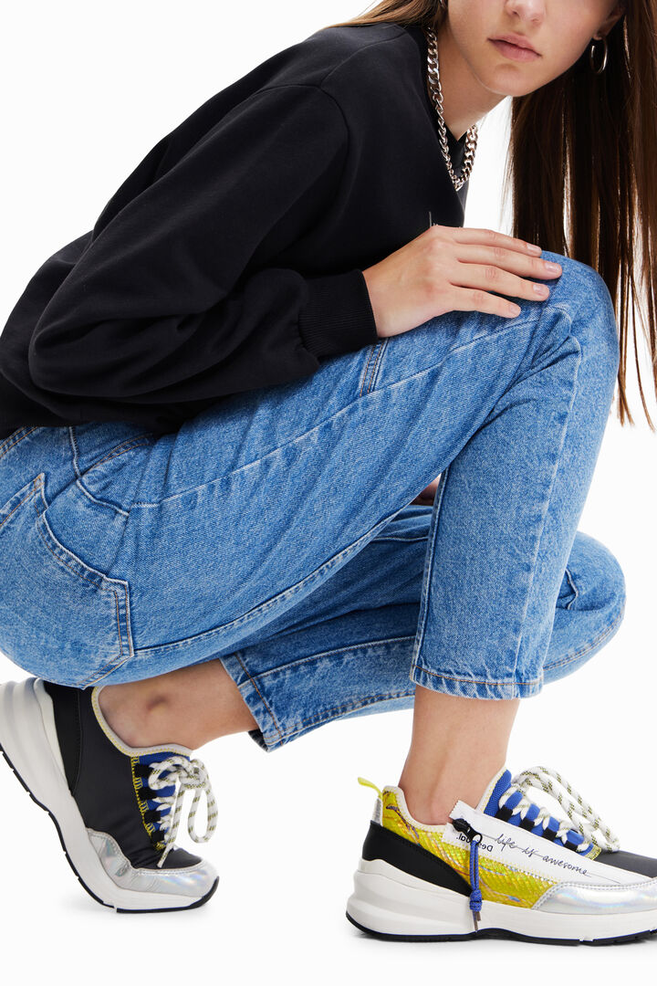 Tenisky runner patch se zipem | Desigual