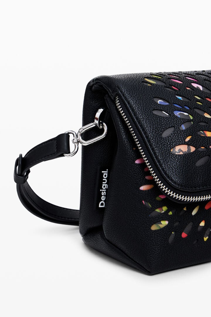 Medium crossbody perforated bag | Desigual