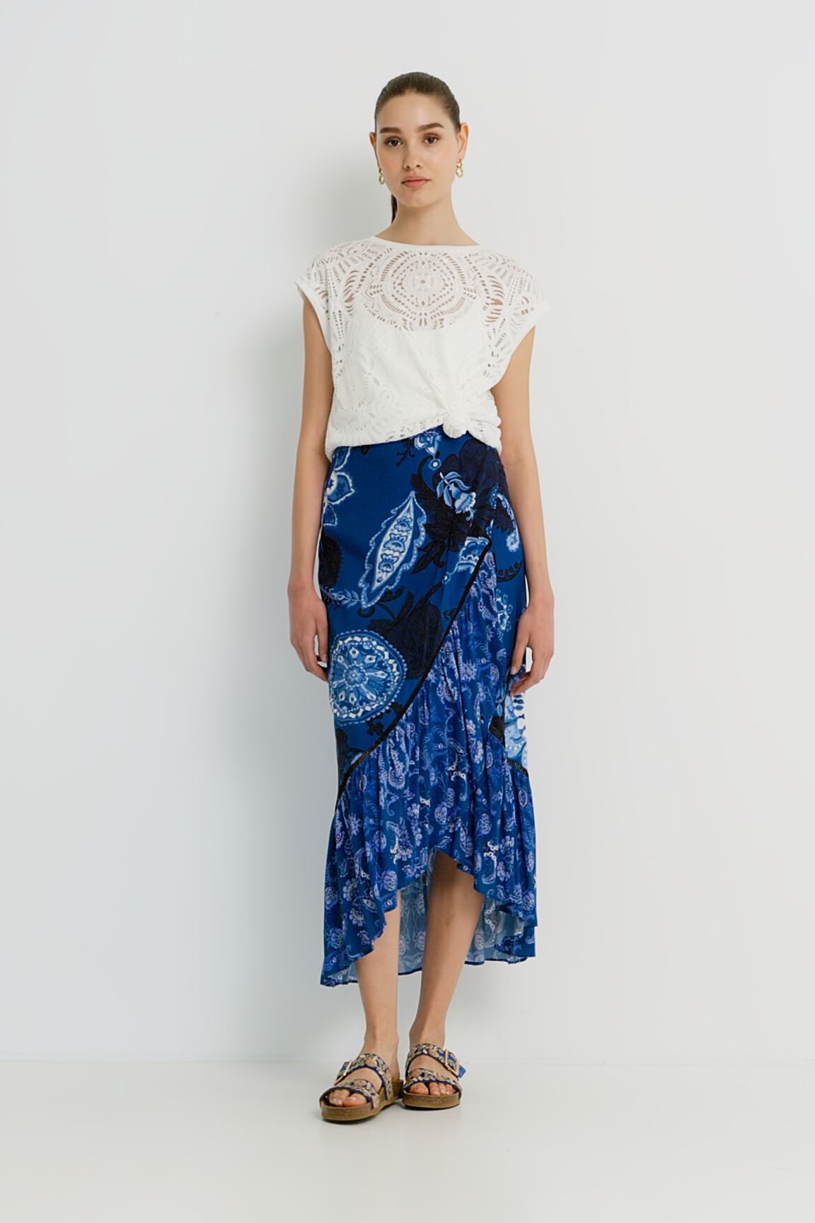 Desigual shop faldas largas