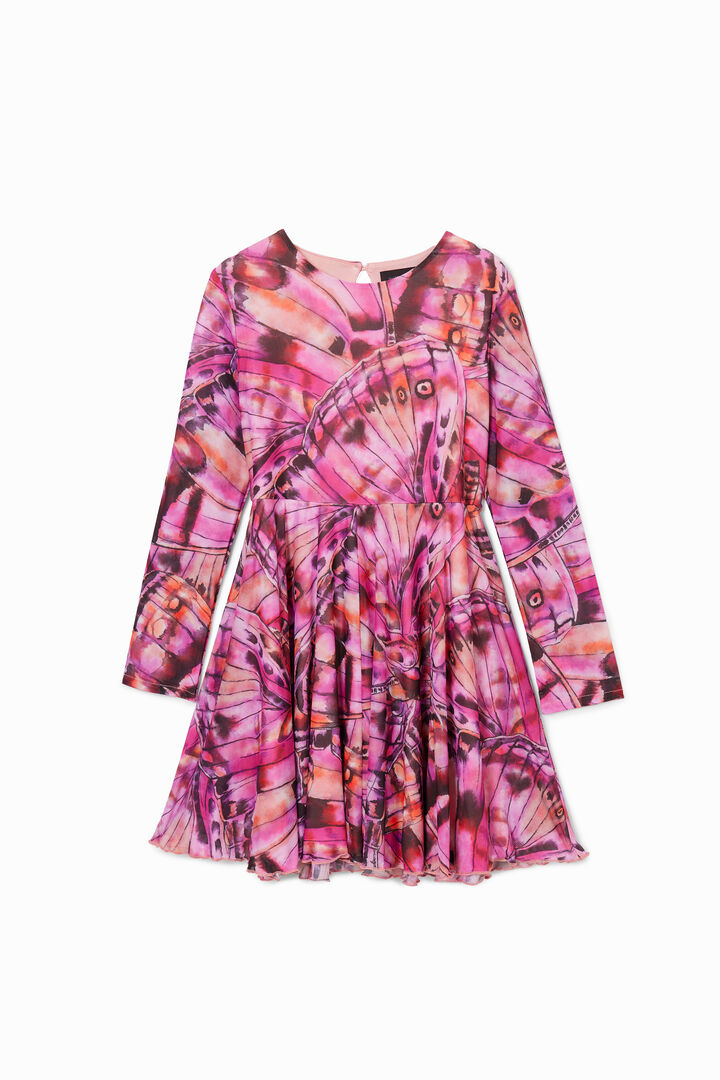 Short dress with butterfly wings