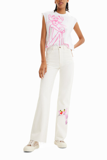 Pink Panther sleeveless T-shirt