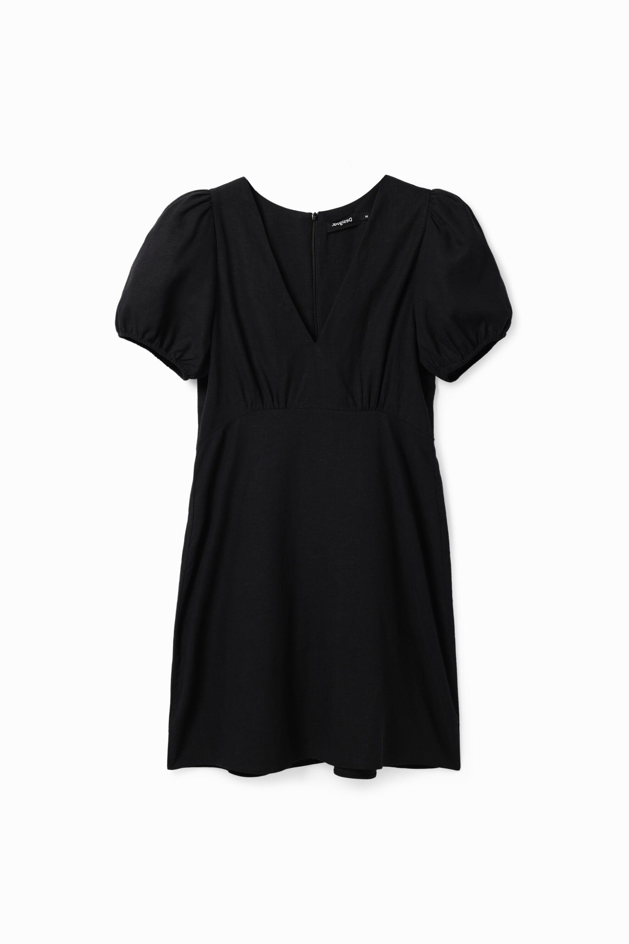 Kurzes Kleid Puffärmel