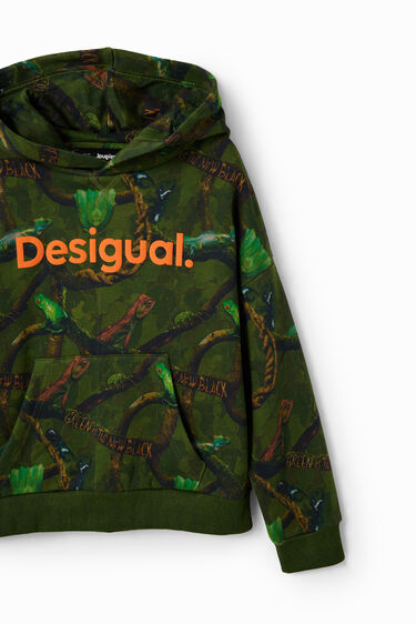 Sweat-shirt capuche camouflage | Desigual