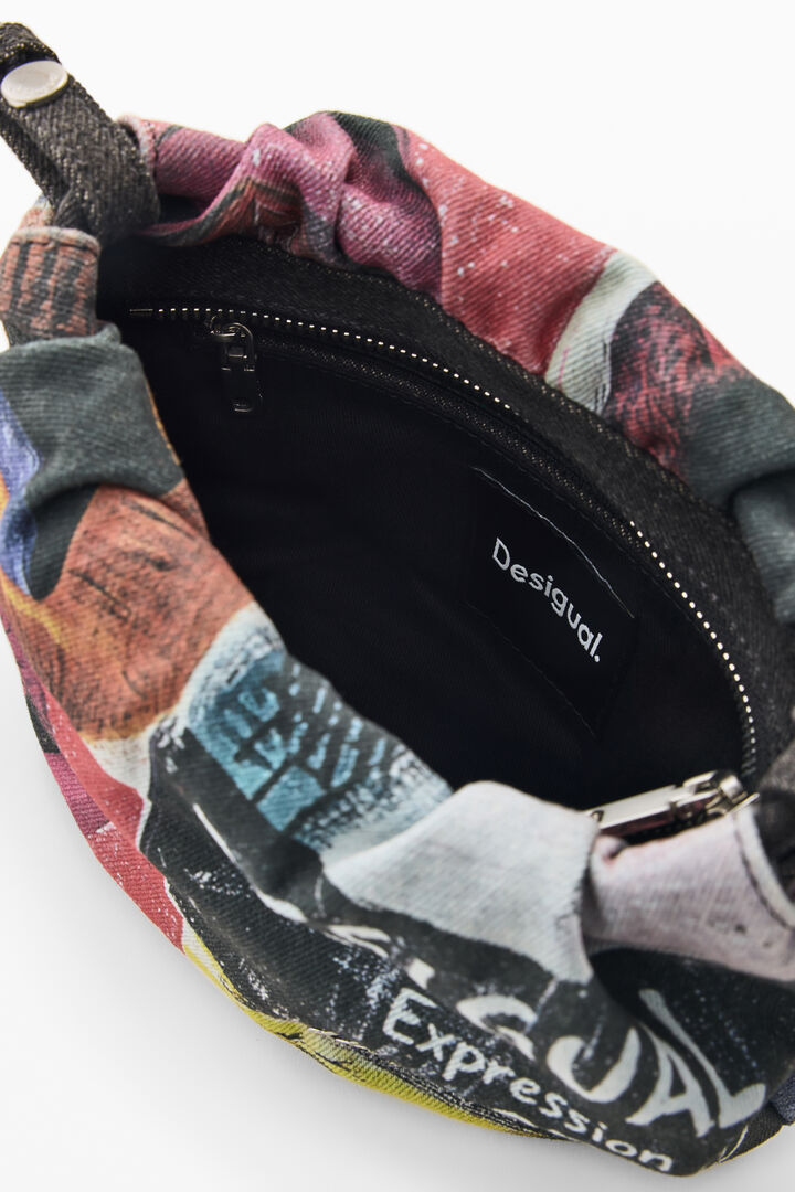 Large Printed Crossbody Wallet