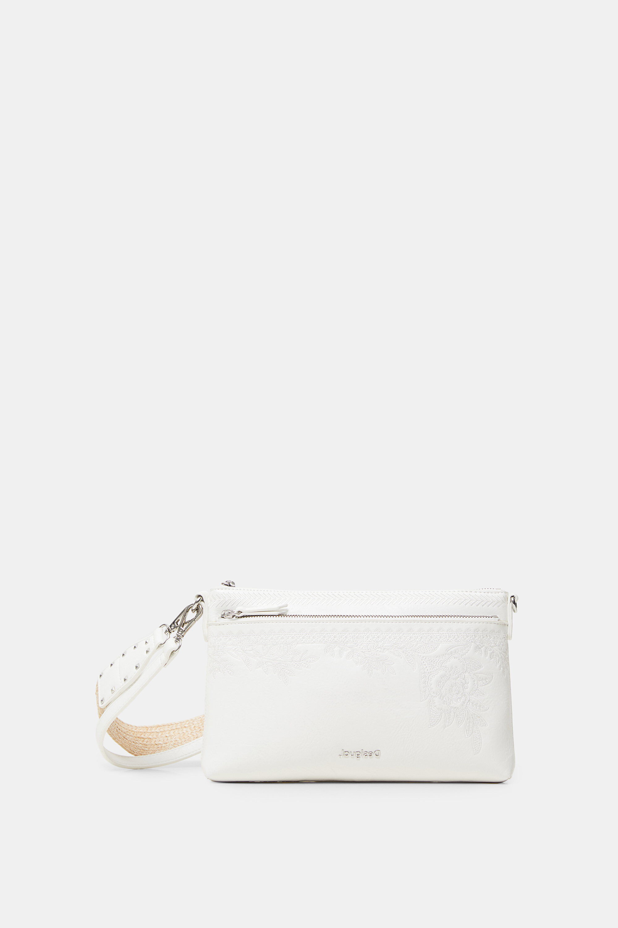 White sales crossbody clutch