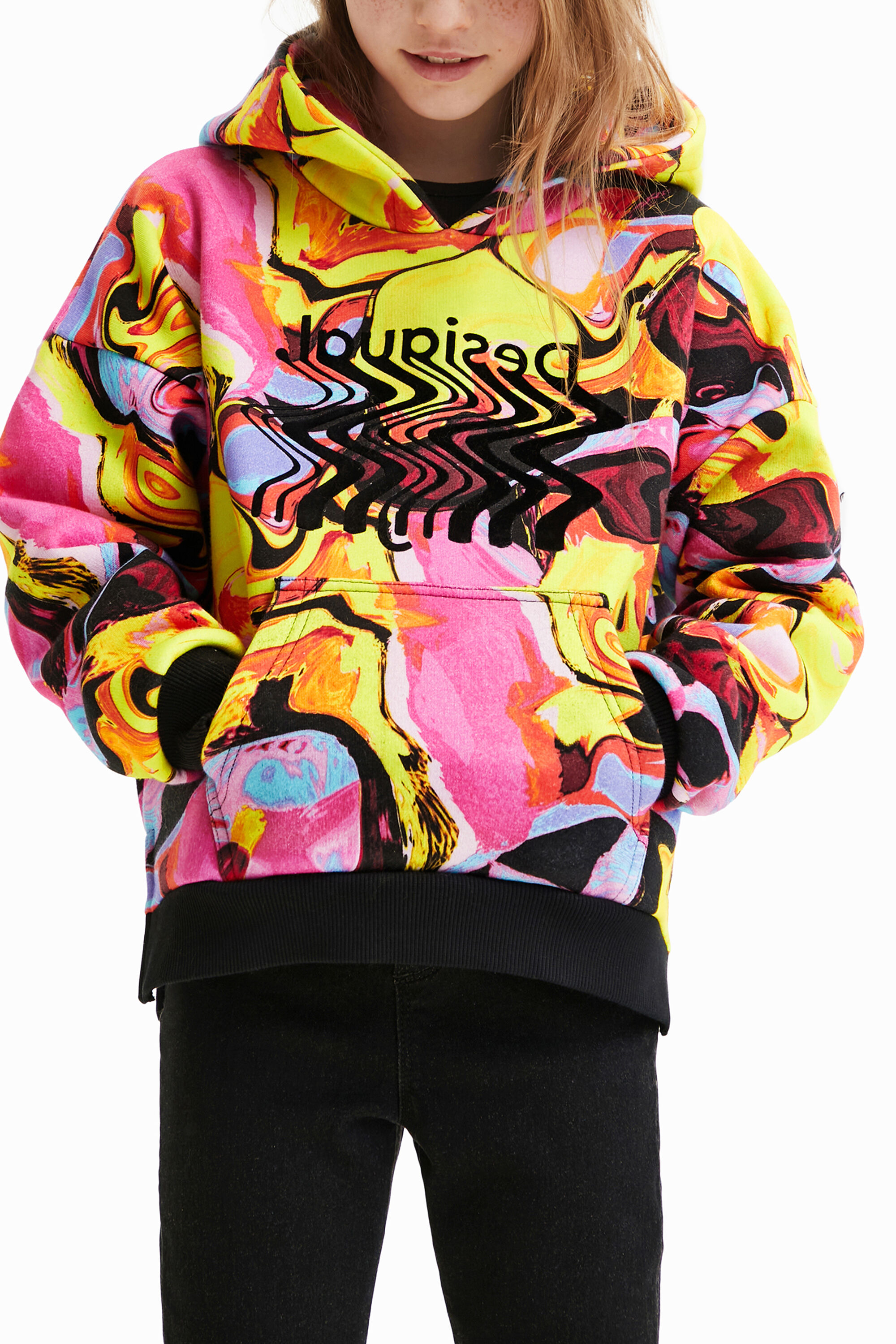 Digital print hoodie hot sale