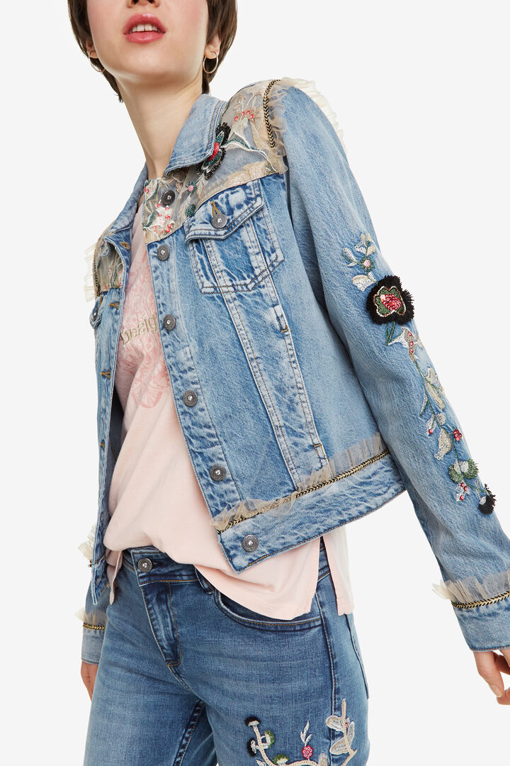 Jacket Flowers & Pearls | Desigual