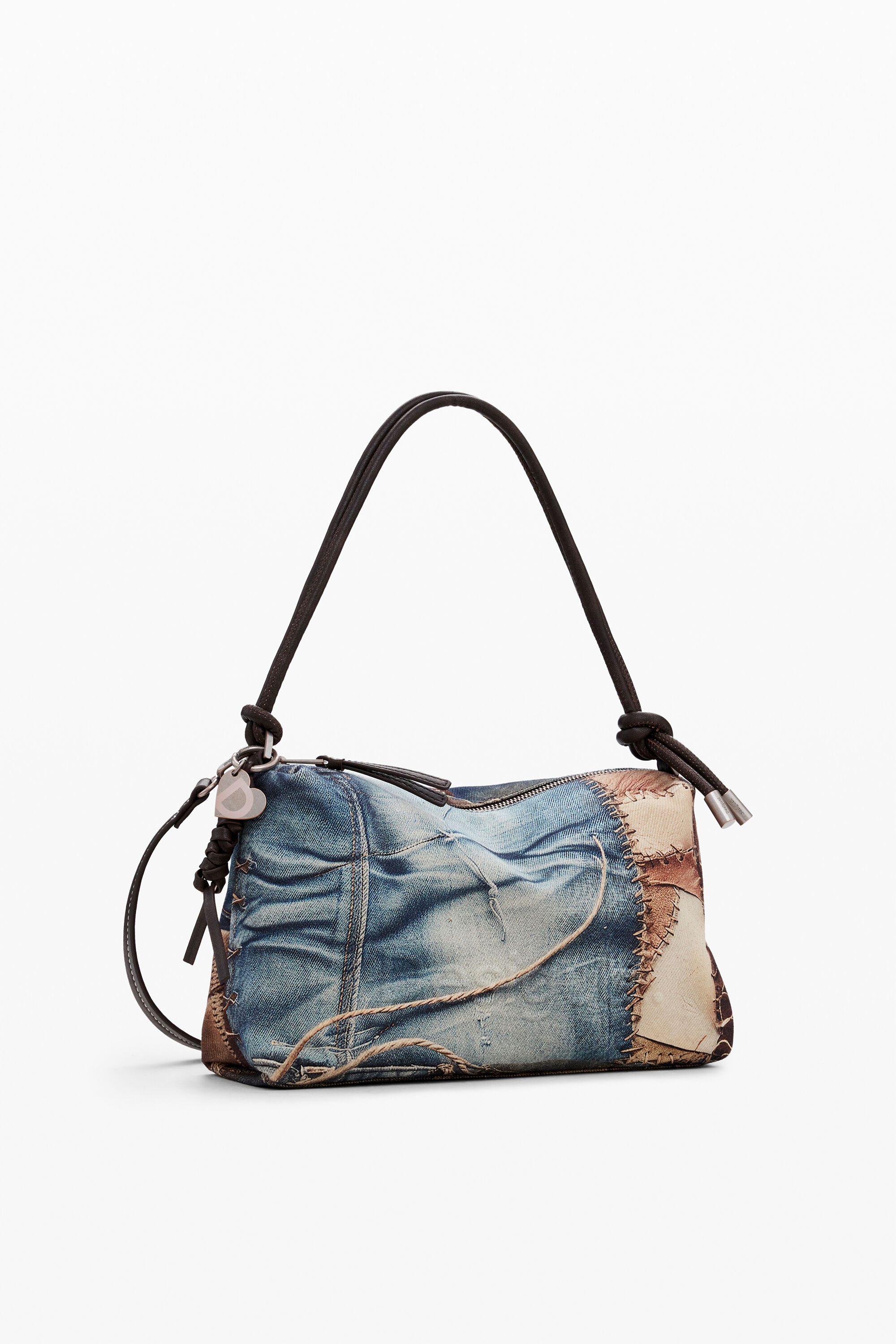 Desigual Patchwork Bag M In Material Finishes
