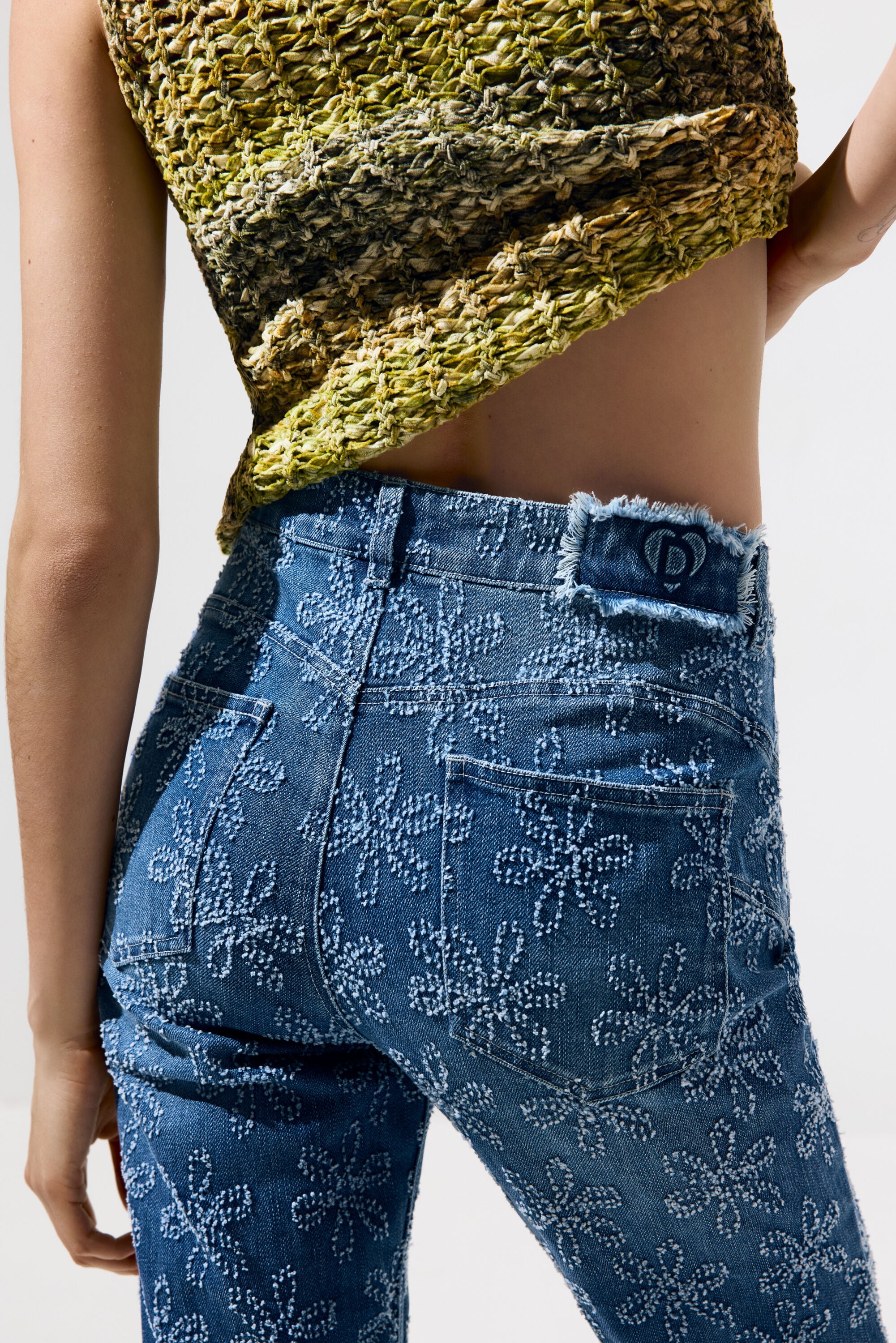 フレアデニムパンツ 青 女性用 I Desigual.com
