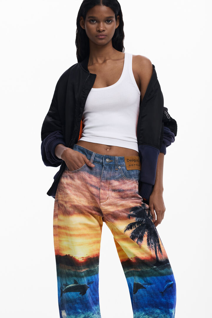 Zonsondergang jeans | Desigual