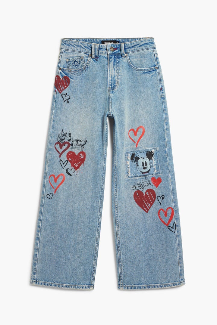 Mickey Mouse&trade; Hearts Jeans