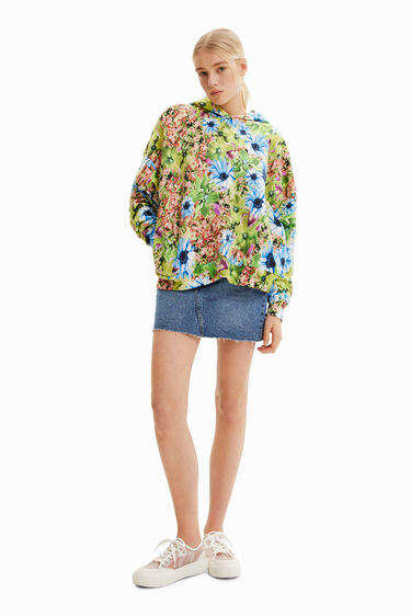 Oversize floral sweatshirt | Desigual