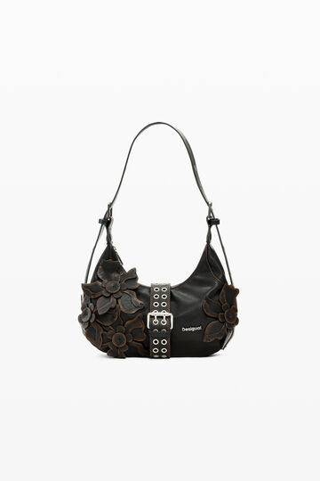 Bolso peque&ntilde;o apliques flores | Desigual