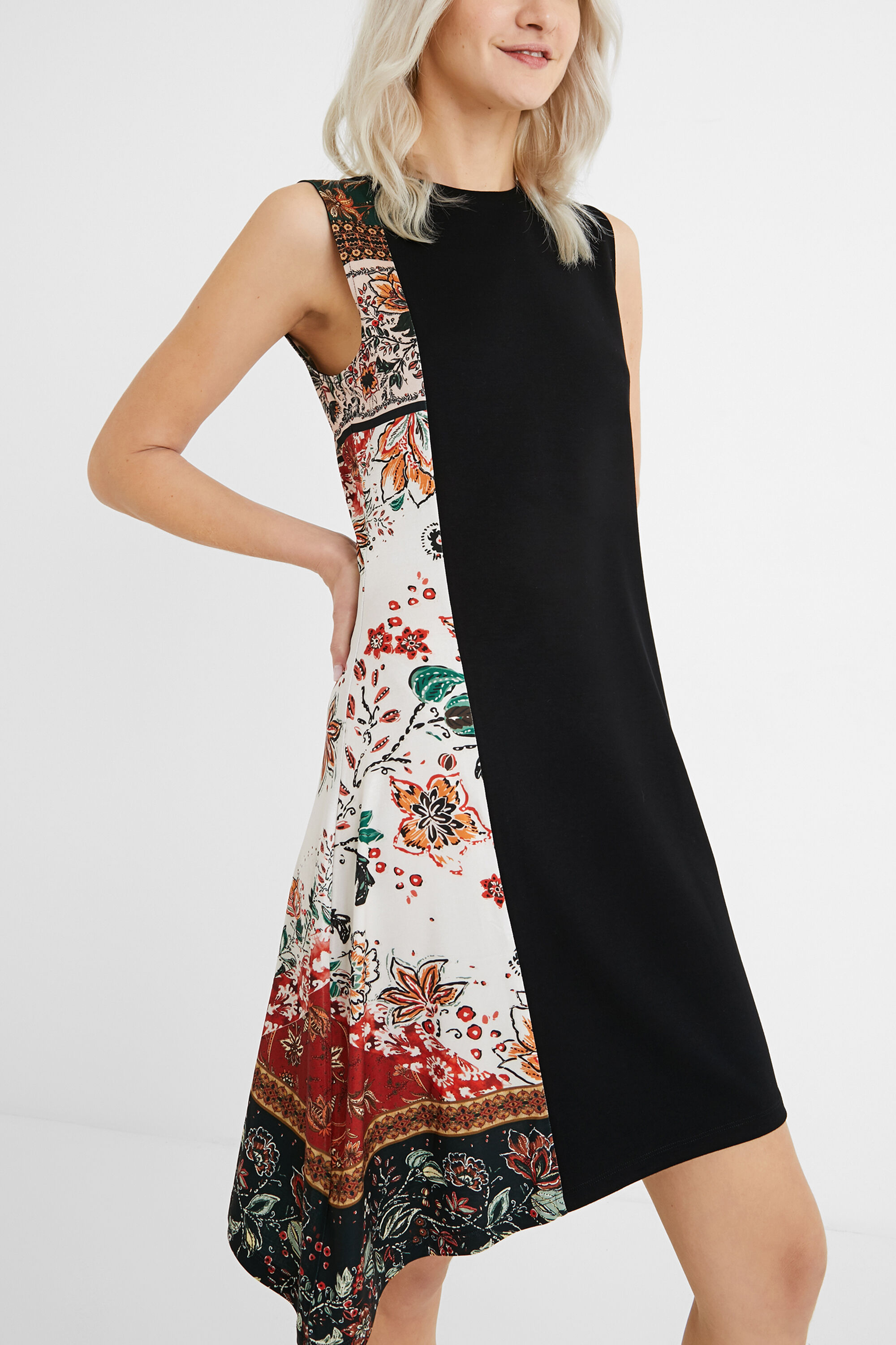 Asymmetrical clothing club desigual clearance