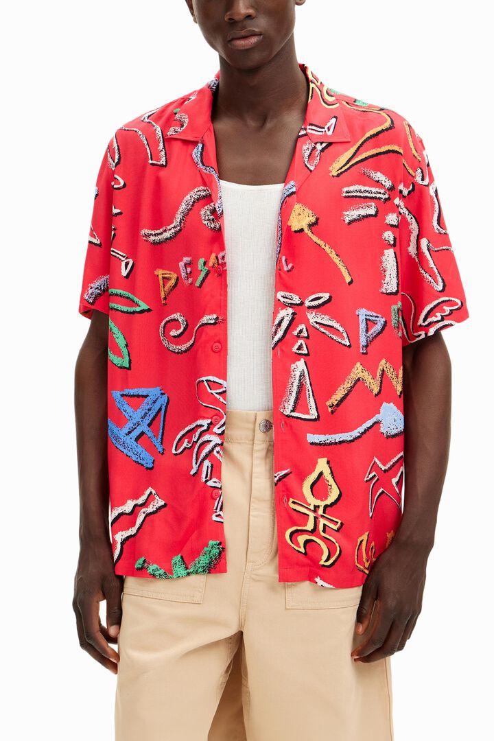 Koszula z motywami artystycznymi | Desigual