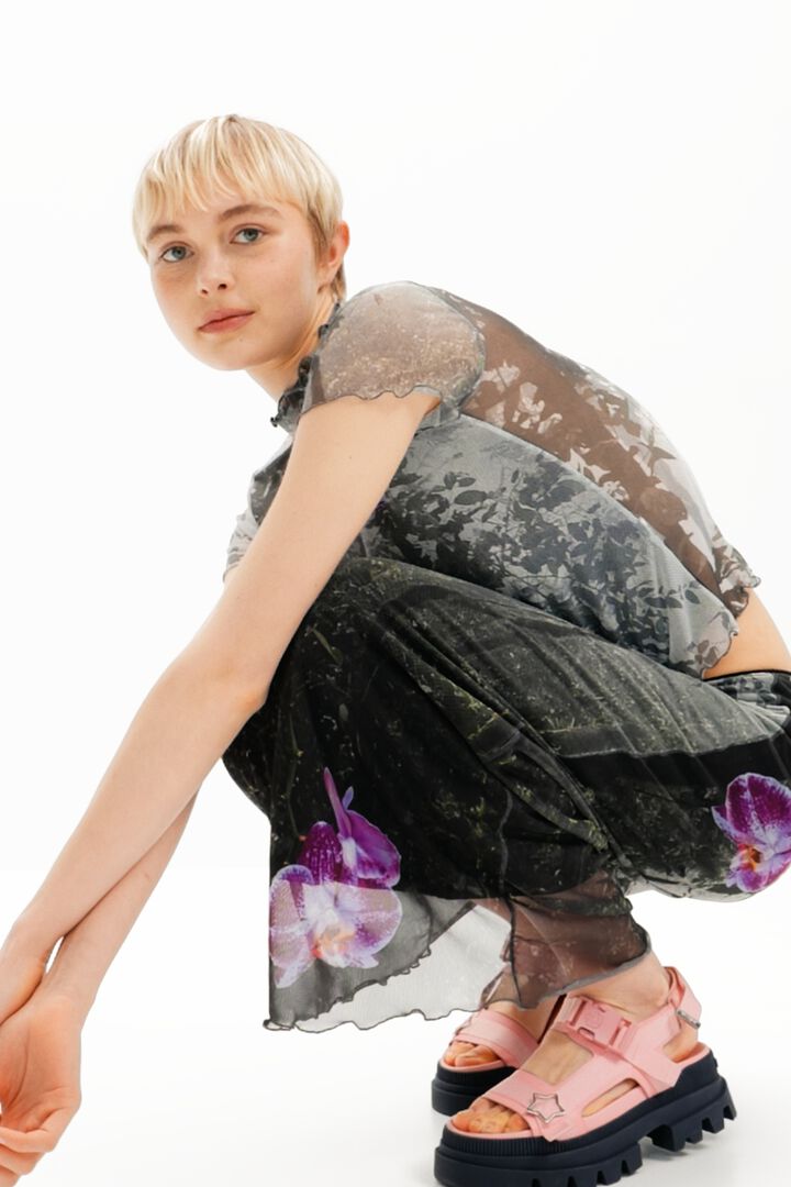 Falda larga bosque Tyler McGillivary | Desigual