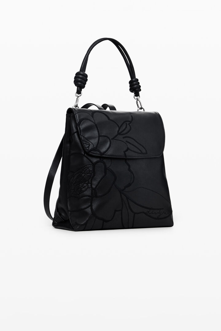 Mini botanical multi-position backpack | Desigual