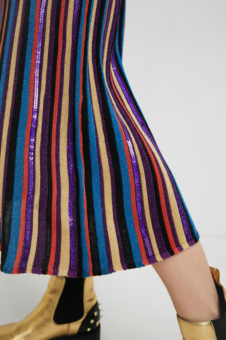 Falda midi rayas | Desigual