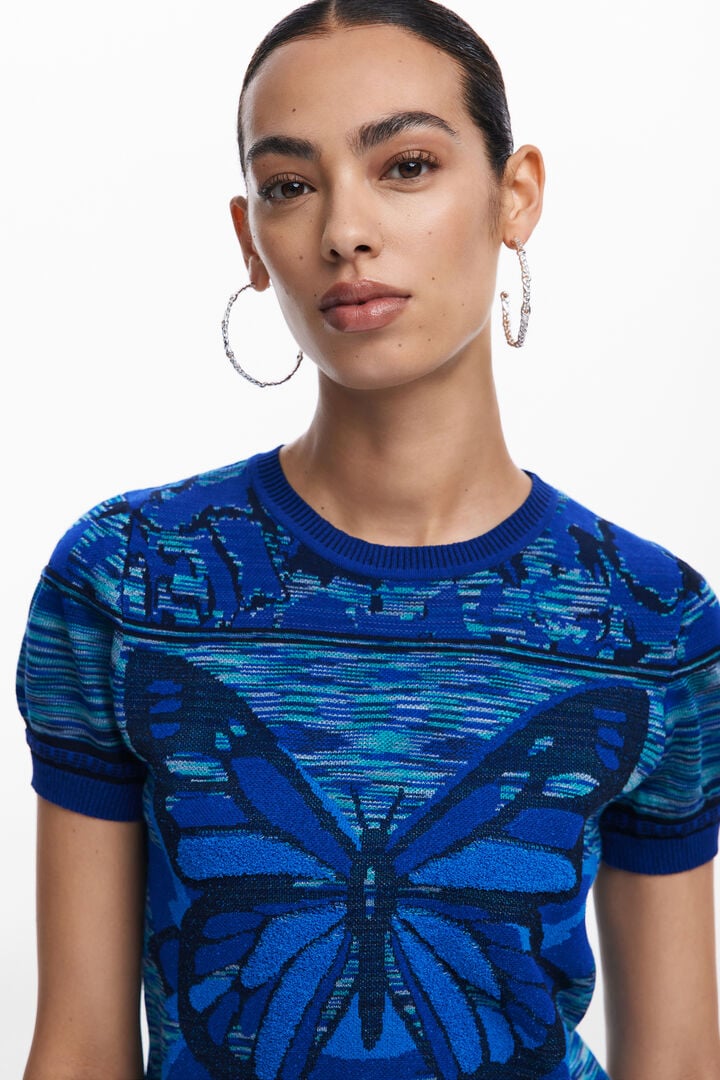 Camiseta punto mariposas | Desigual