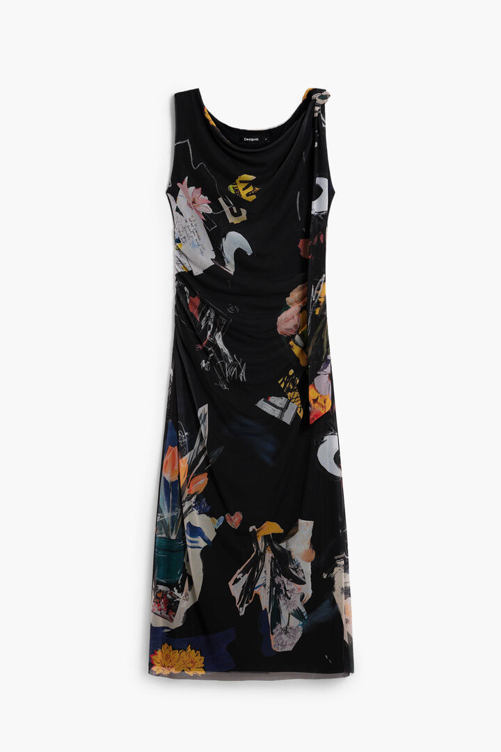 Vestido midi collage | Desigual