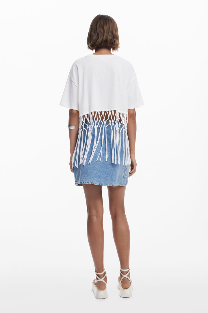 Pineapple cropped T-shirt | Desigual