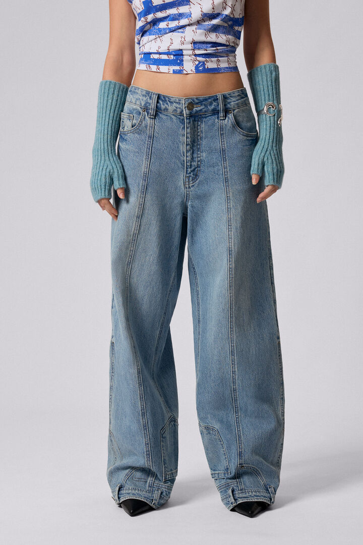 Rechte jeans met omgekeerd effect | Desigual