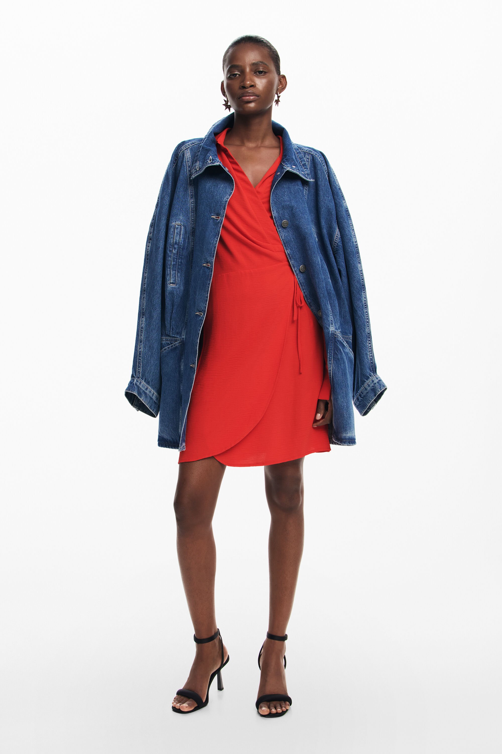 Desigual red dress shop