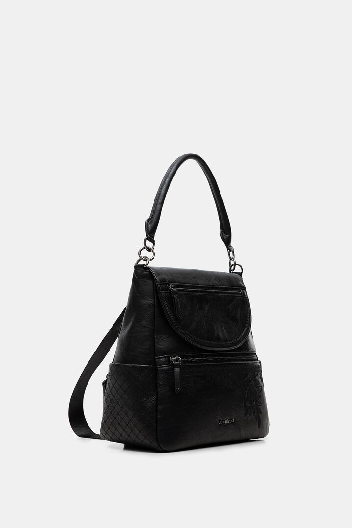 Rucksack in Lederoptik Blumen | Desigual