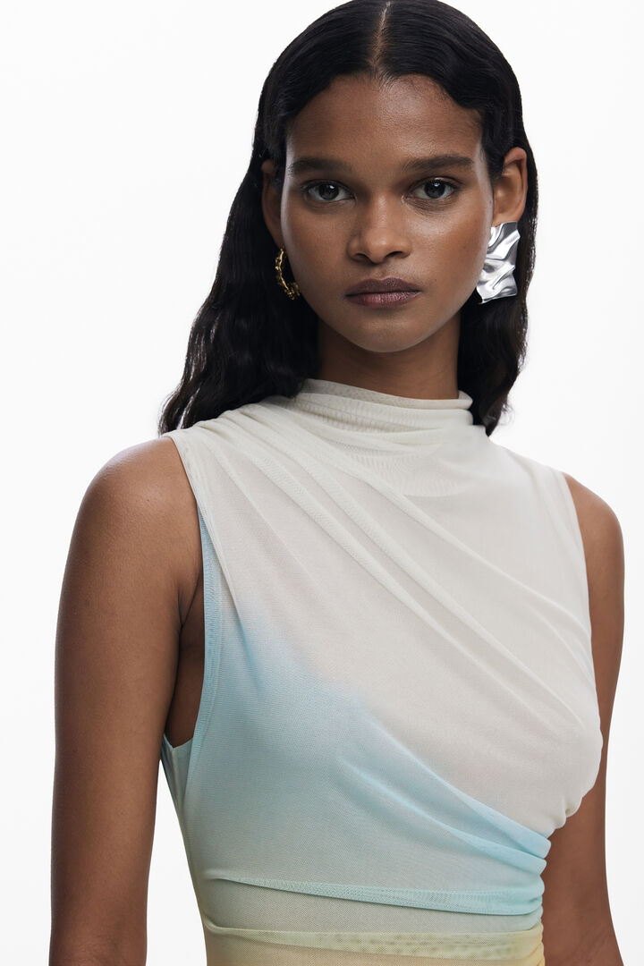 Ombre tulle dress | Desigual