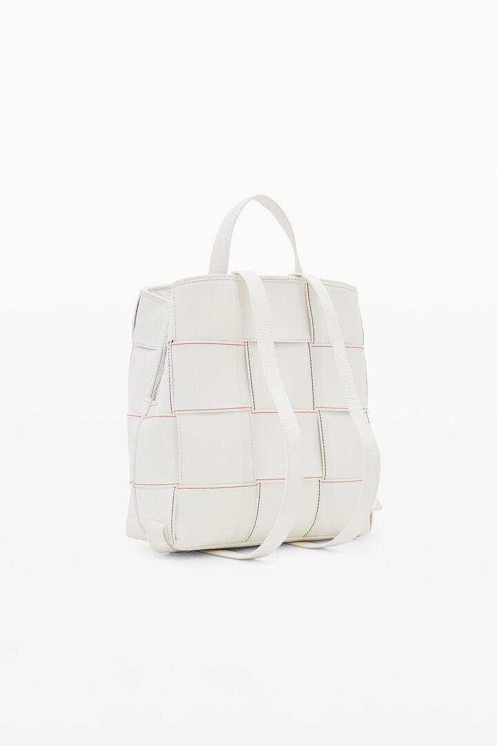 Braided S backpack with topstitching | Desigual