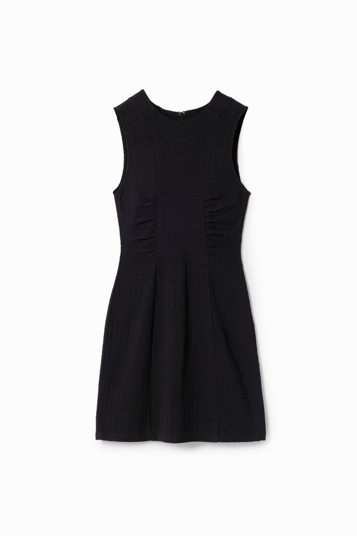 Textured mini dress