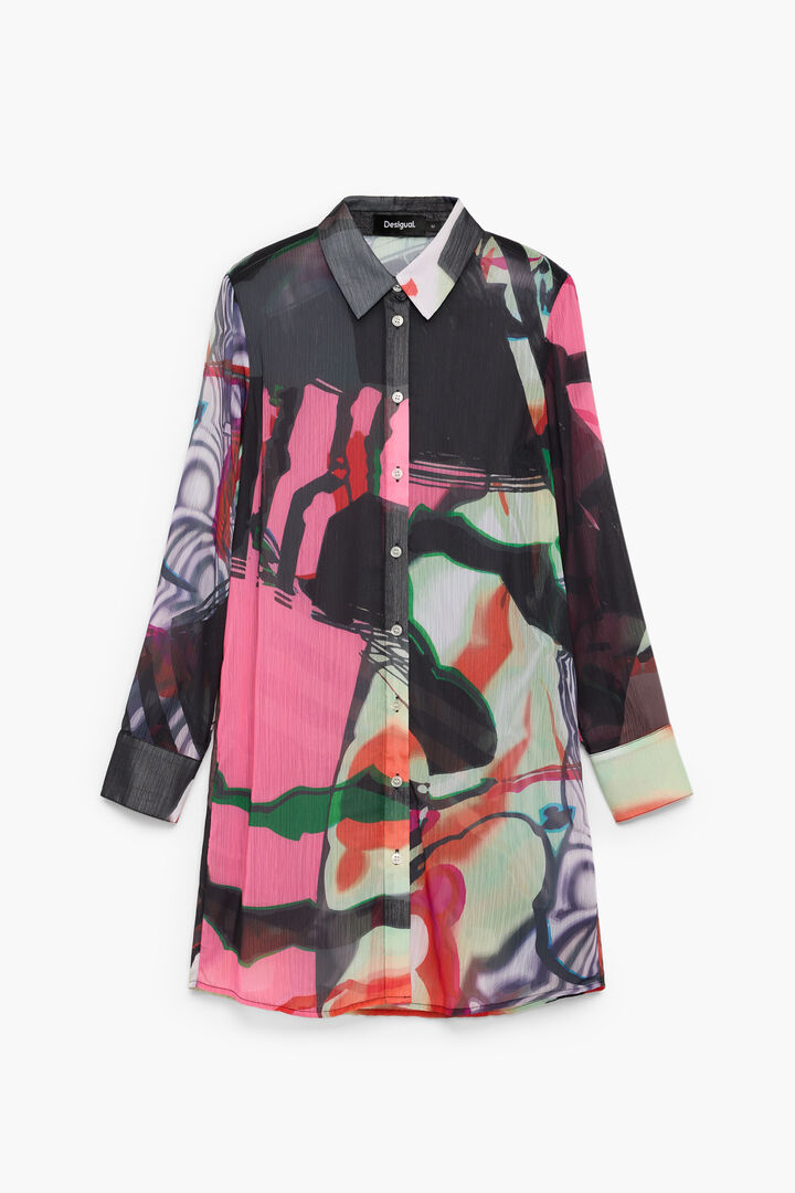 Kleid mit langen &Auml;rmeln m. c. lacroix
